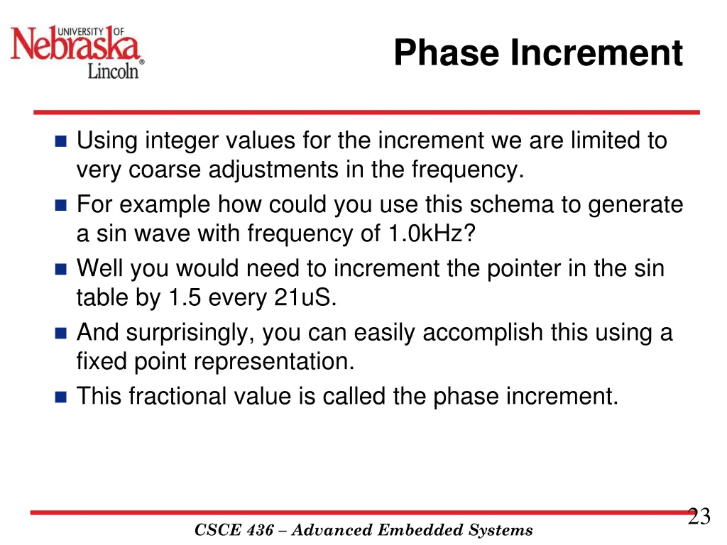 phase increment 2
