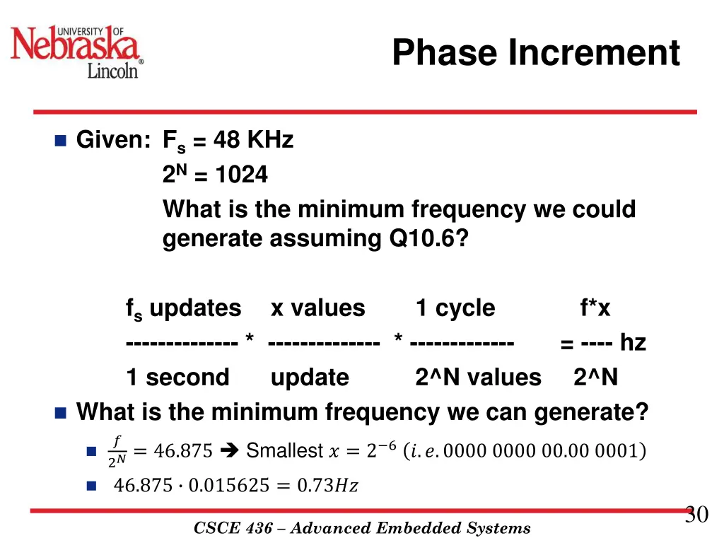 phase increment 7