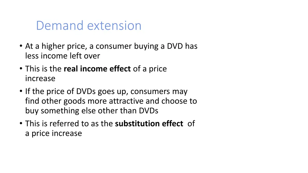 demand extension