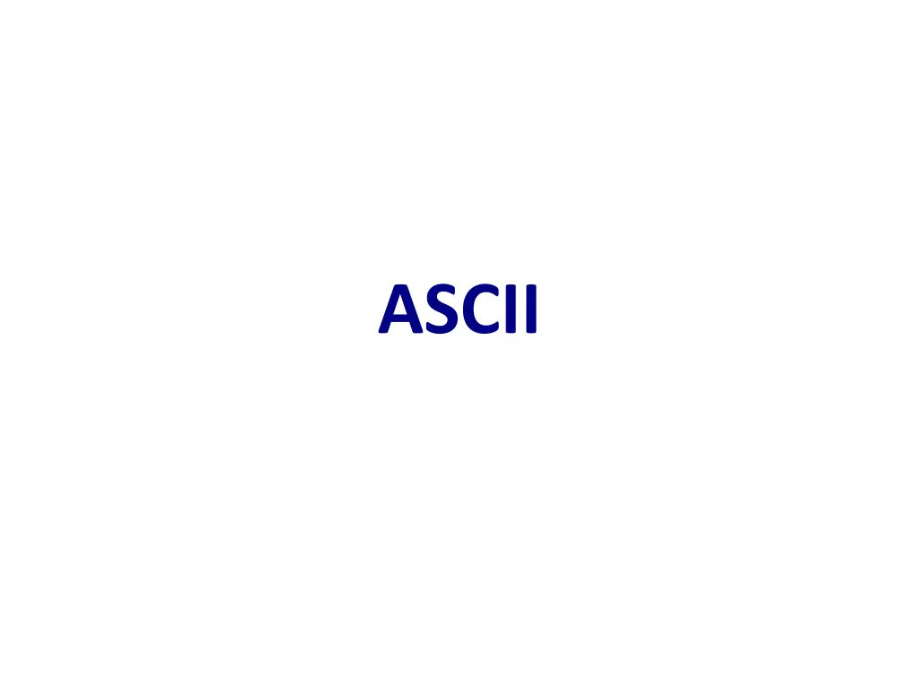 ascii