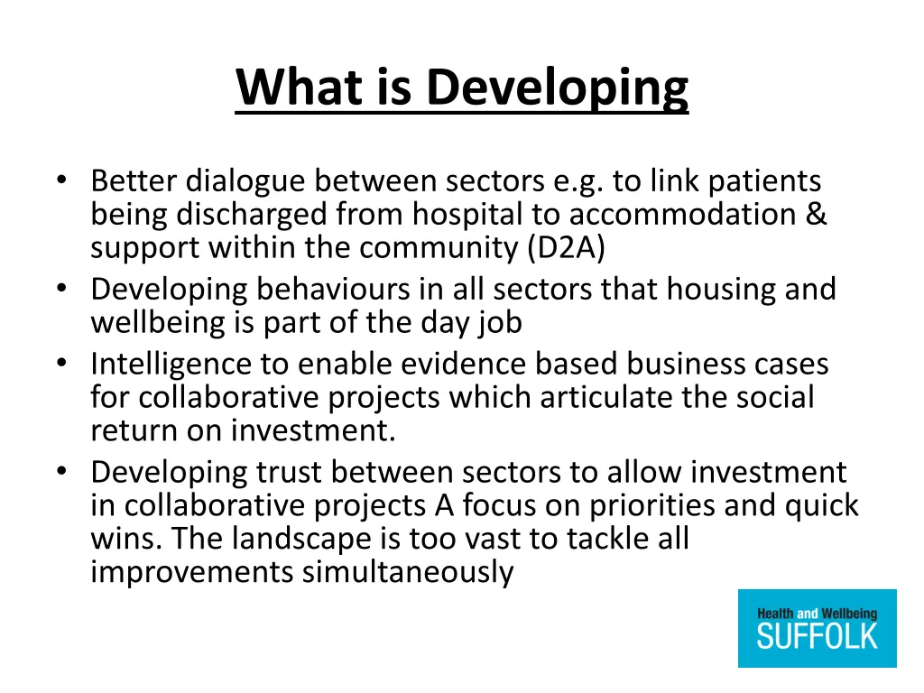 what is developing