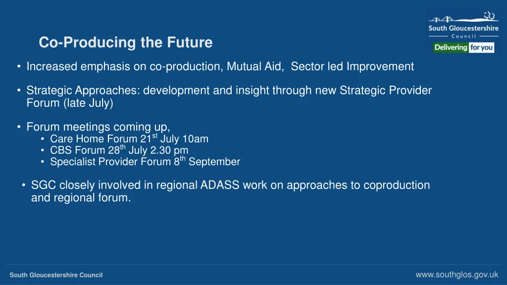 co producing the future