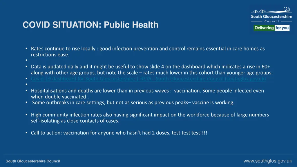 covid situation public health