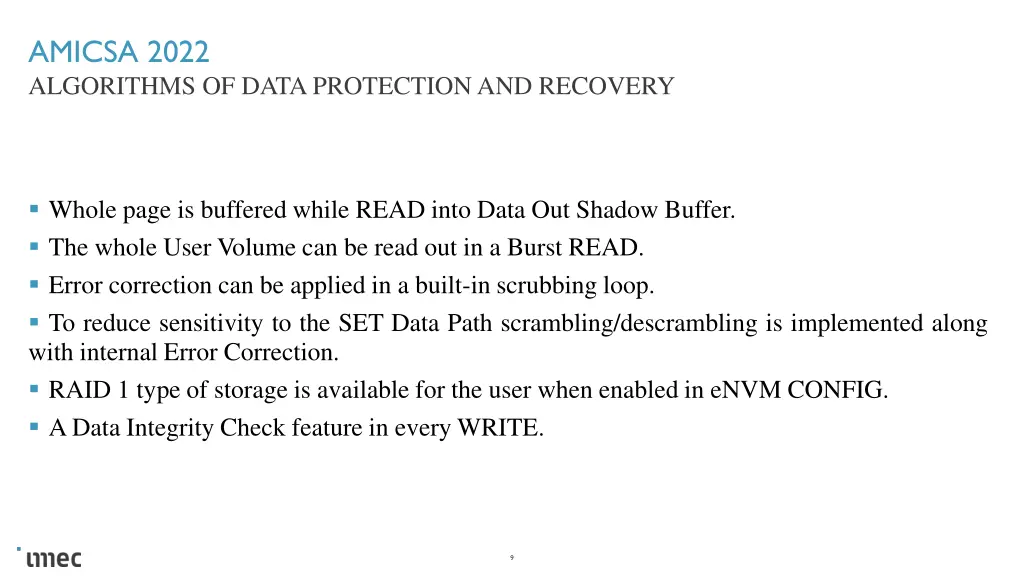 amicsa 2022 algorithms of data protection