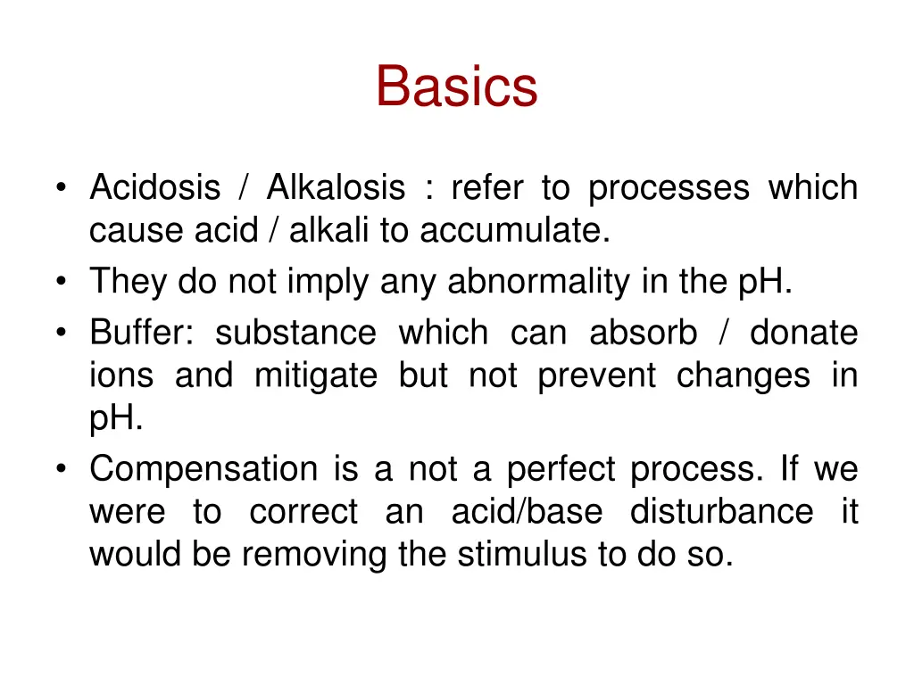 basics