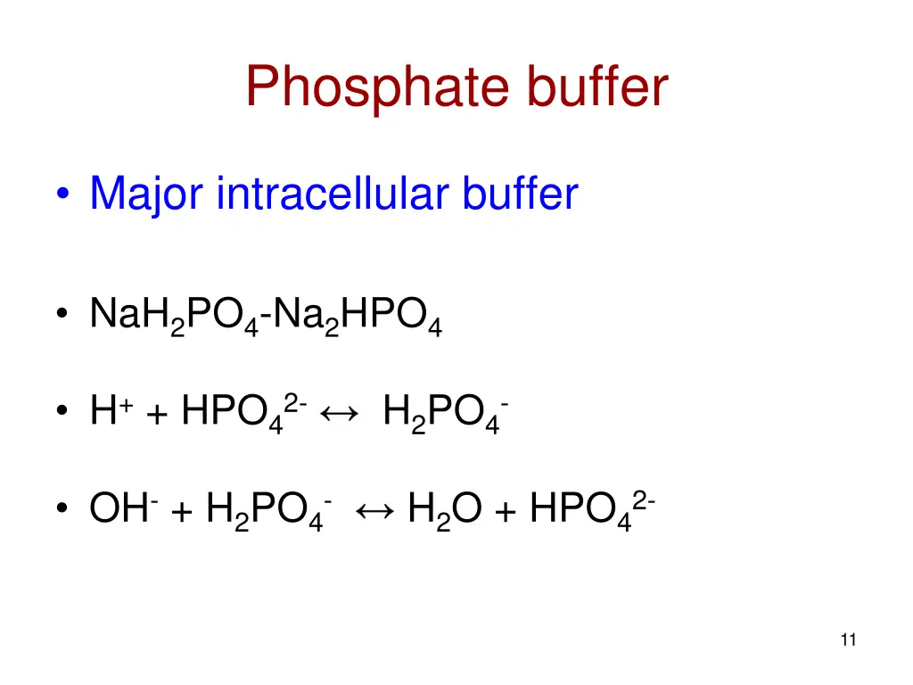 phosphate buffer