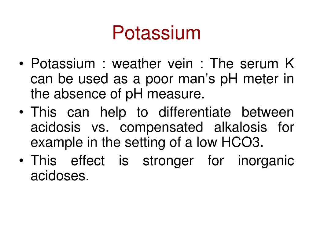 potassium