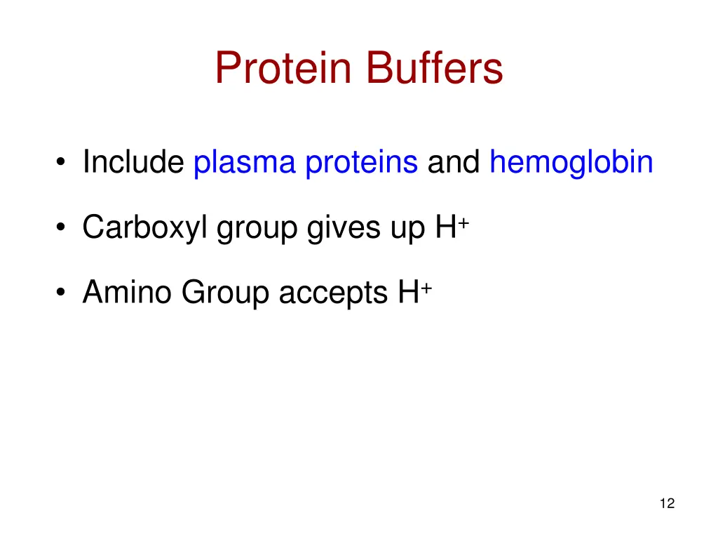 protein buffers