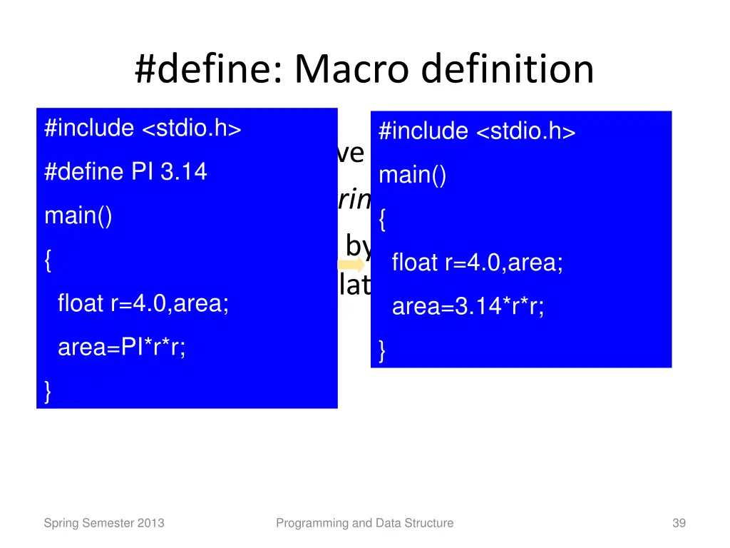 define macro definition