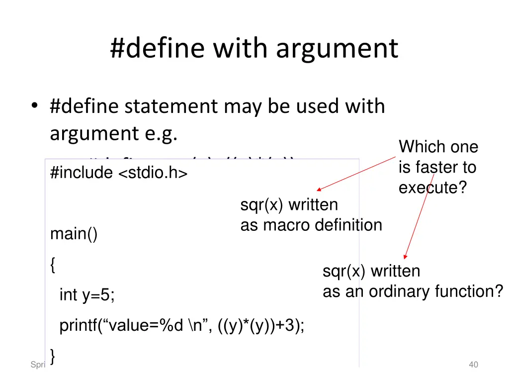 define with argument