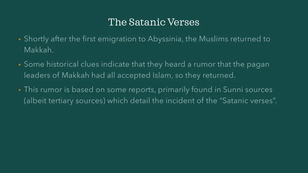 the satanic verses