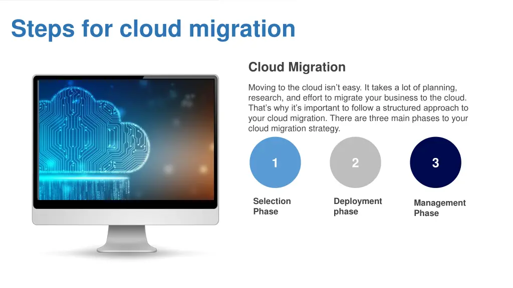 steps for cloud migration
