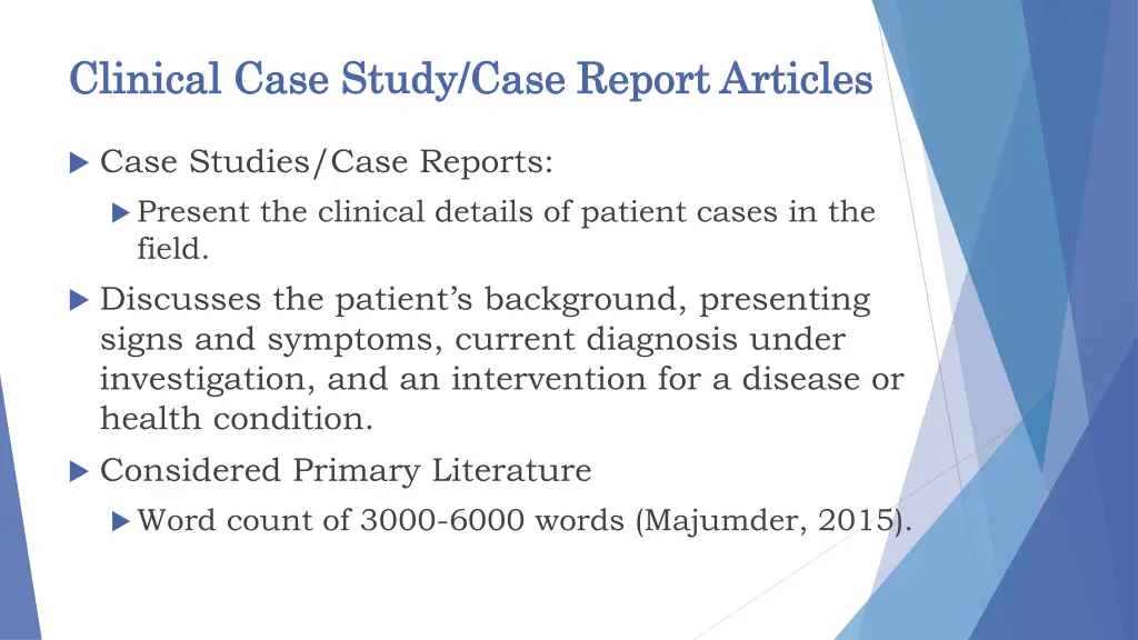 clinical case study case report articles clinical
