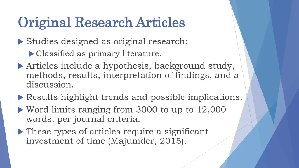 original research articles original research