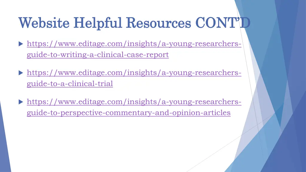 website helpful resources cont d website helpful