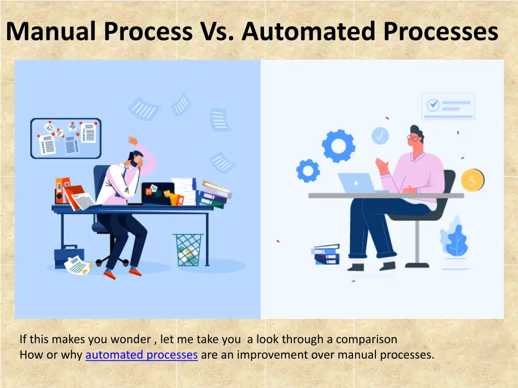 manual process vs automated processes
