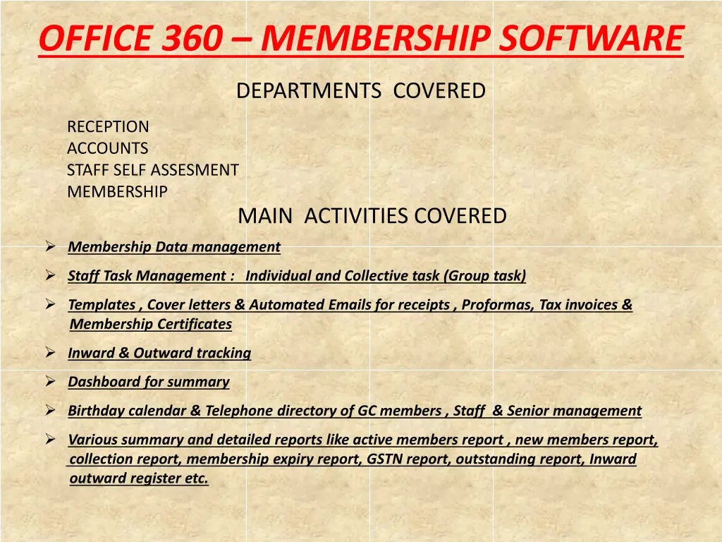 office 360 membership software 2