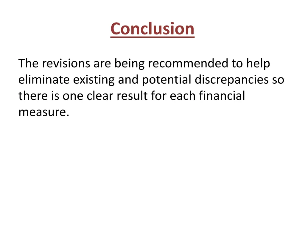 conclusion