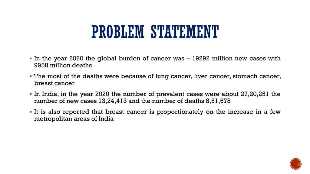 problem statement