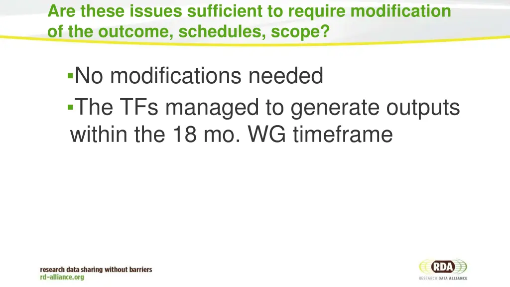 are these issues sufficient to require