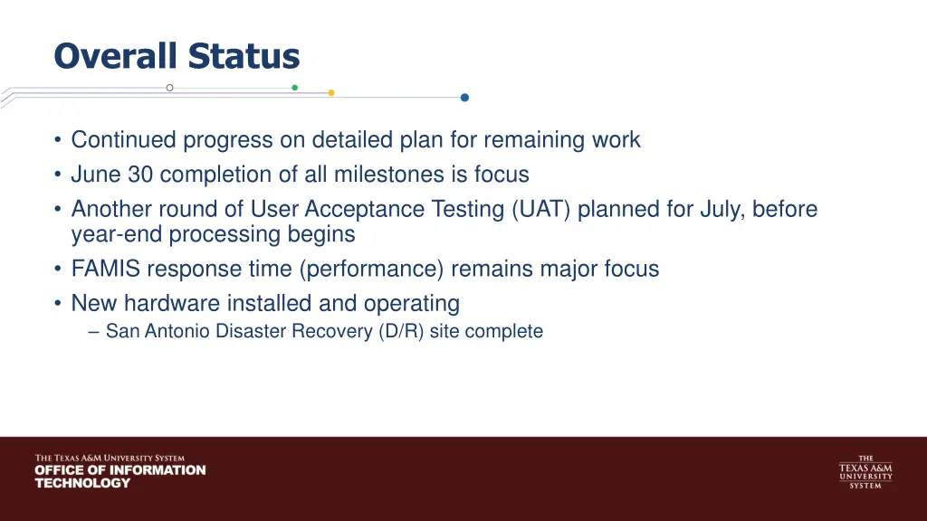 overall status