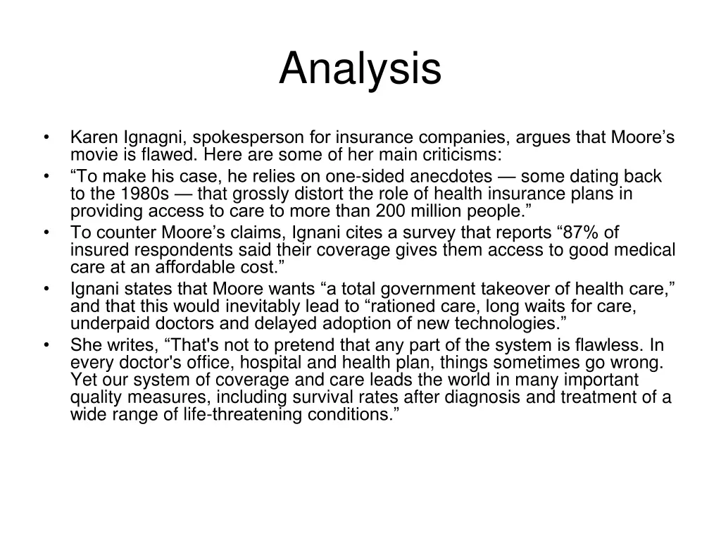 analysis
