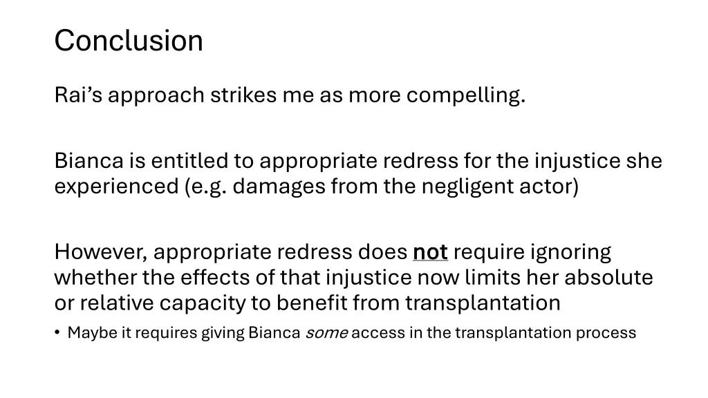 conclusion