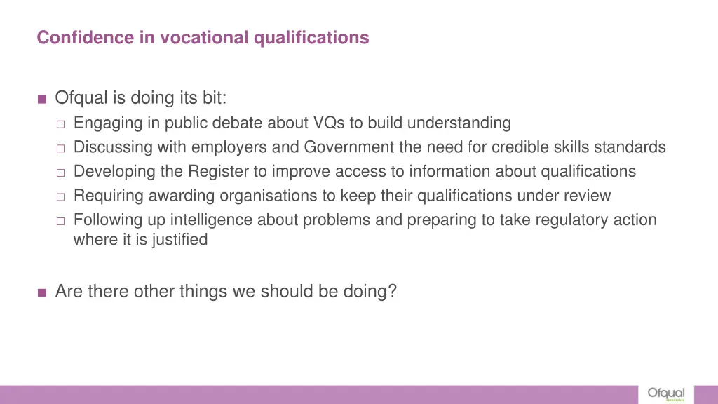 confidence in vocational qualifications 1