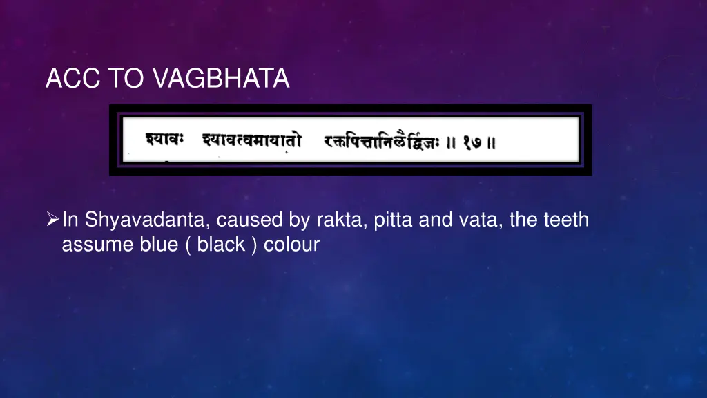 acc to vagbhata