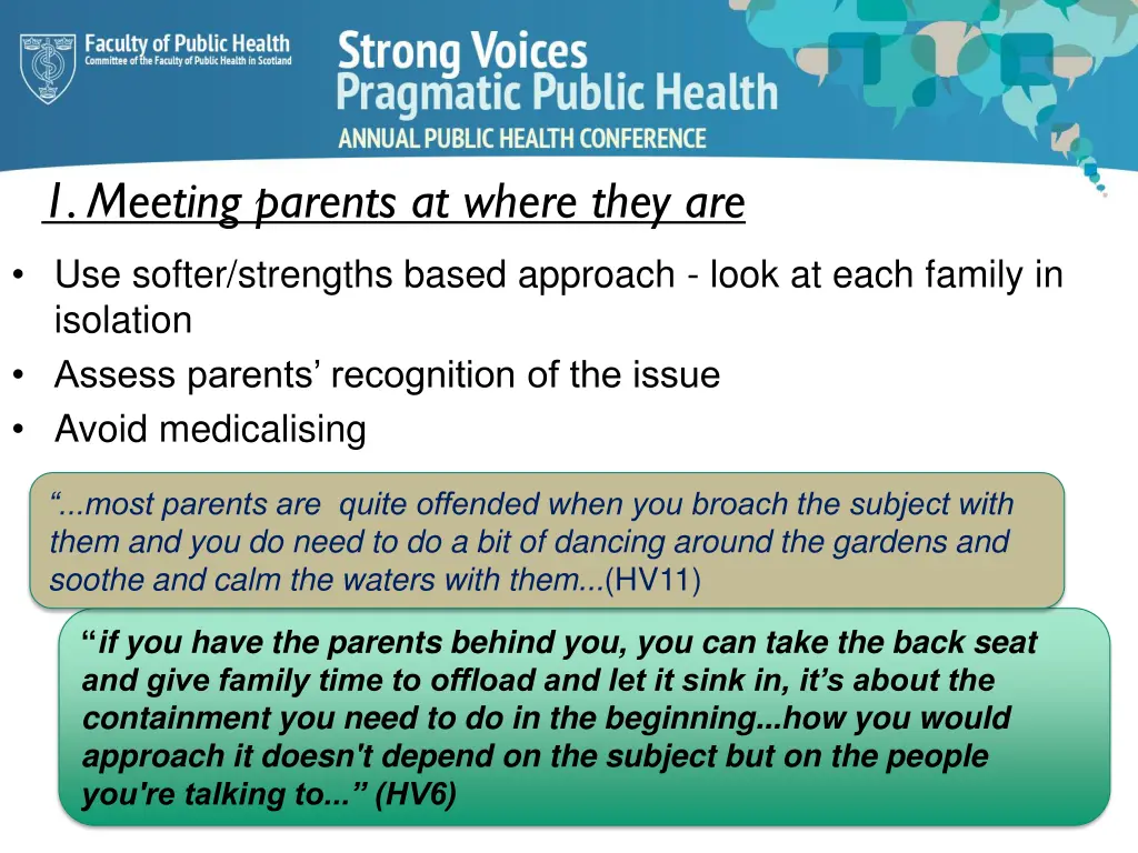 1 meeting parents at where they are
