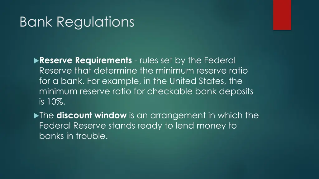 bank regulations 2