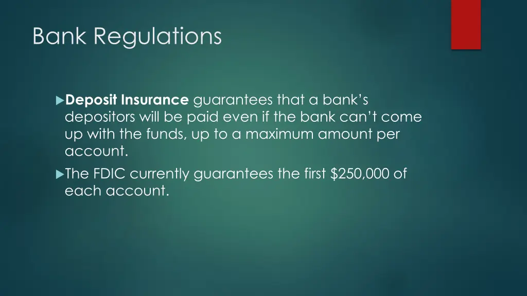 bank regulations