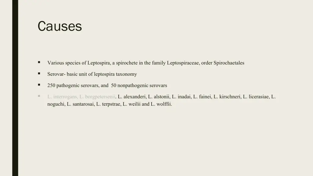 causes