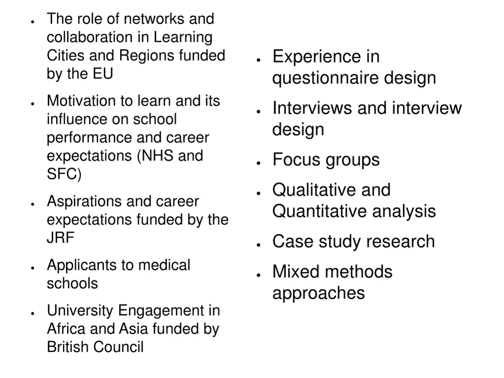 the role of networks and collaboration