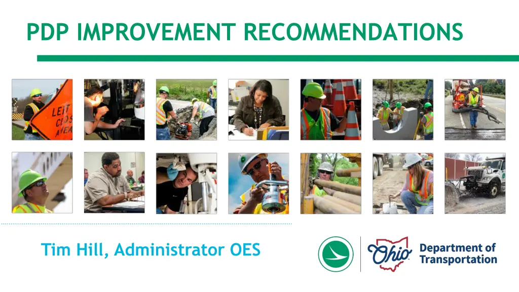 pdp improvement recommendations