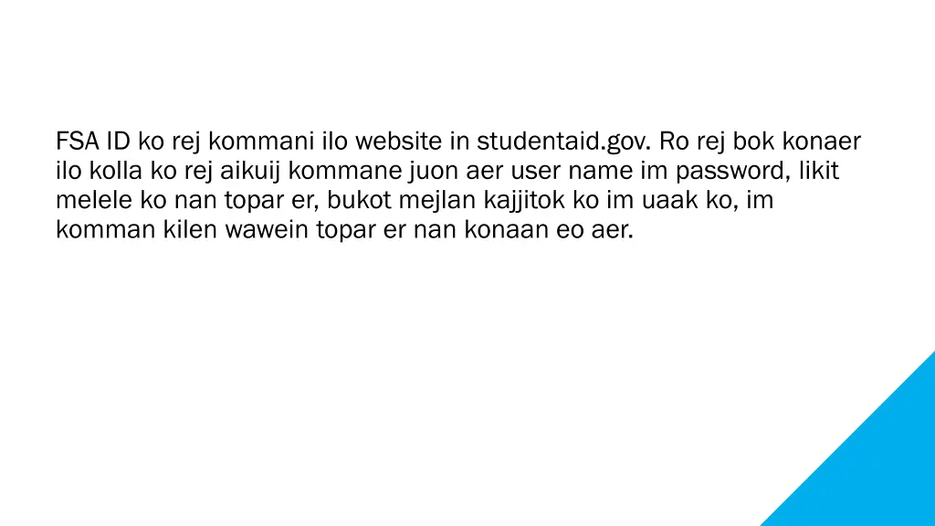 fsa id ko rej kommani ilo website in studentaid
