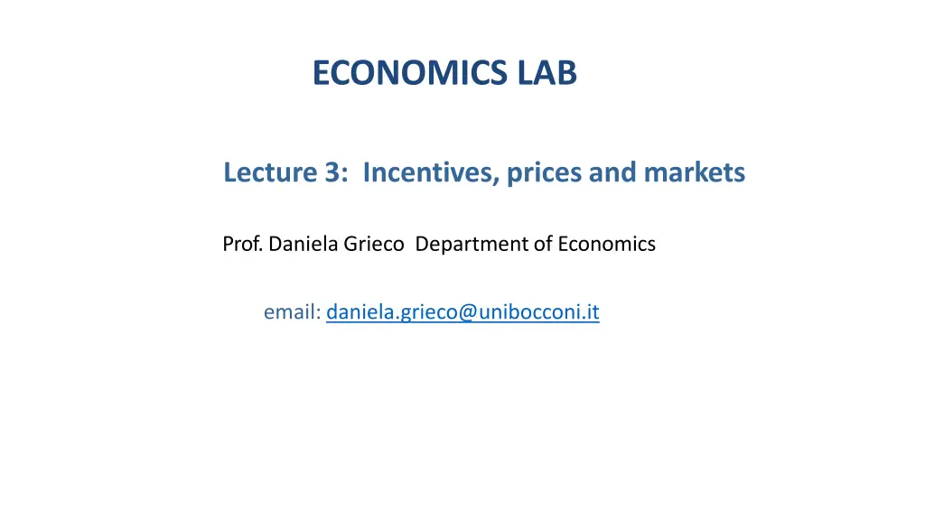 economics lab