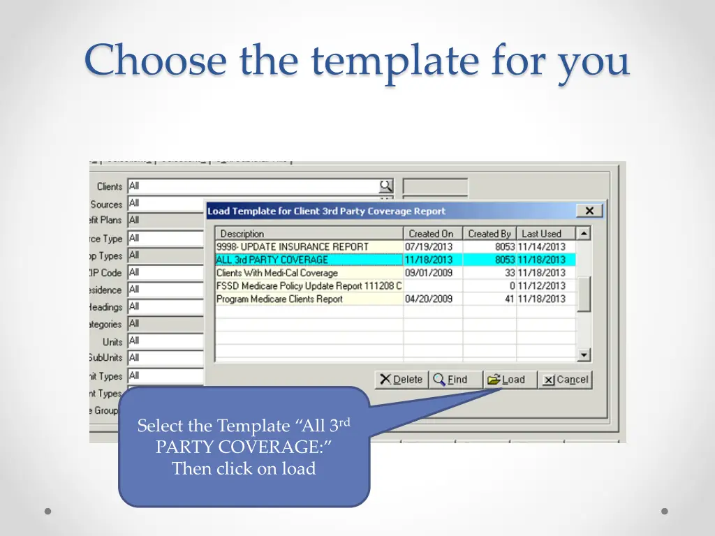 choose the template for you