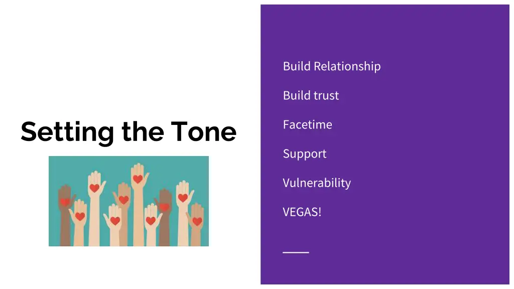 build relationship