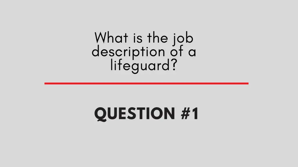 question 1