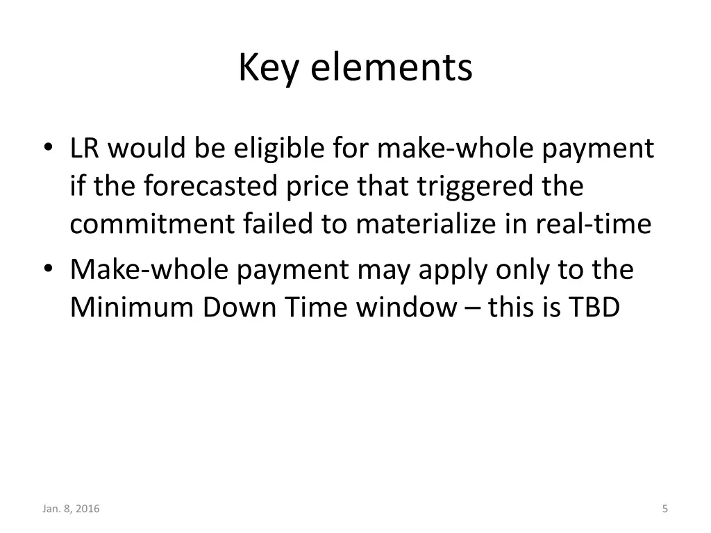 key elements 1