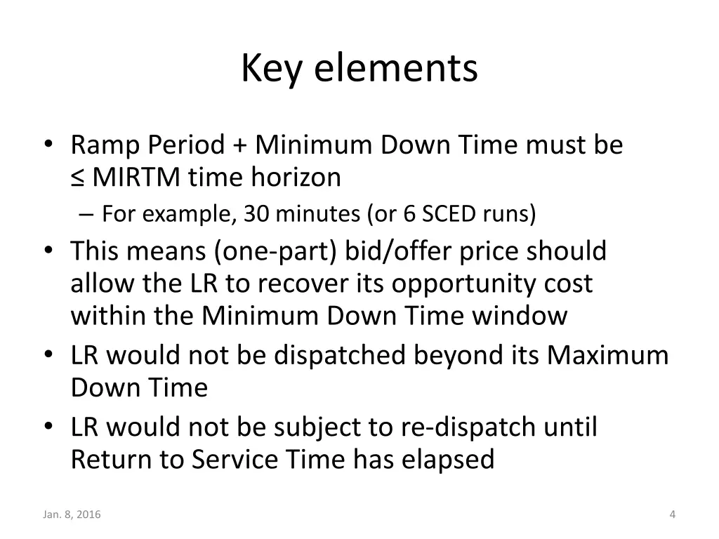 key elements