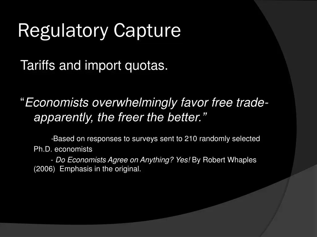 regulatory capture 1
