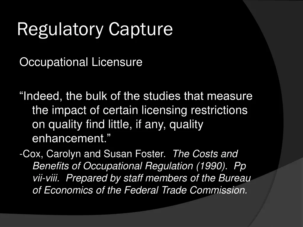 regulatory capture 2