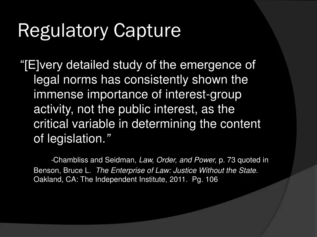 regulatory capture