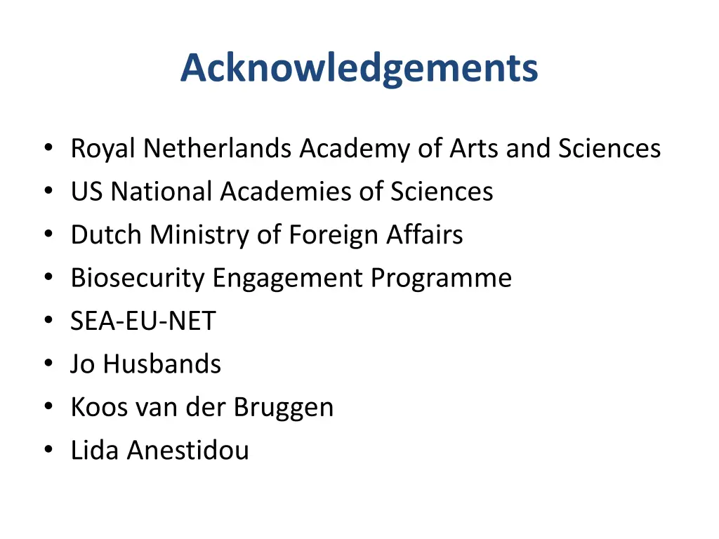acknowledgements