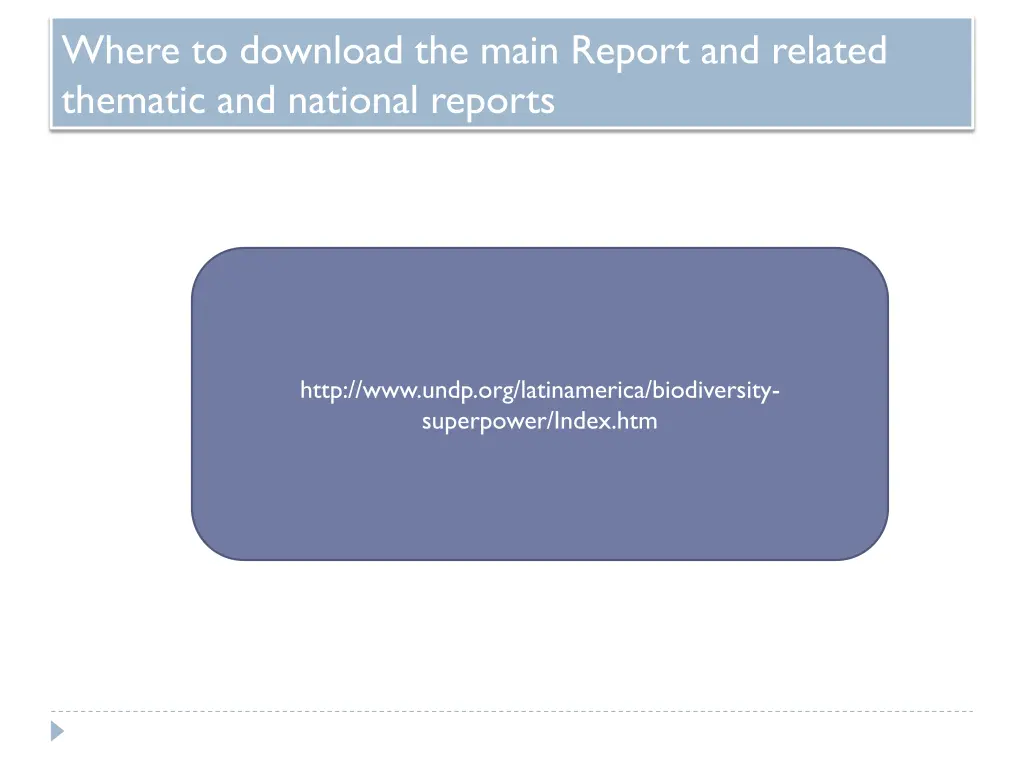 where to download the main report and related