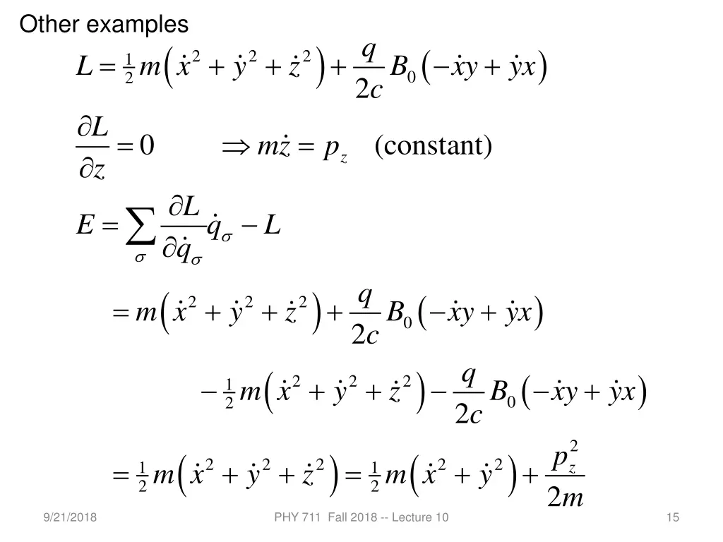 other examples