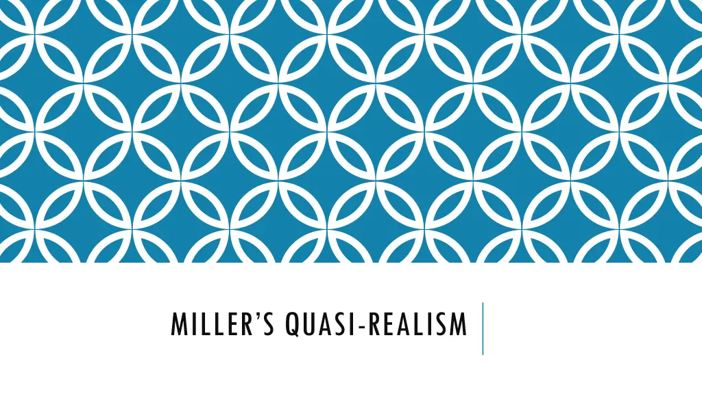 miller s quasi realism