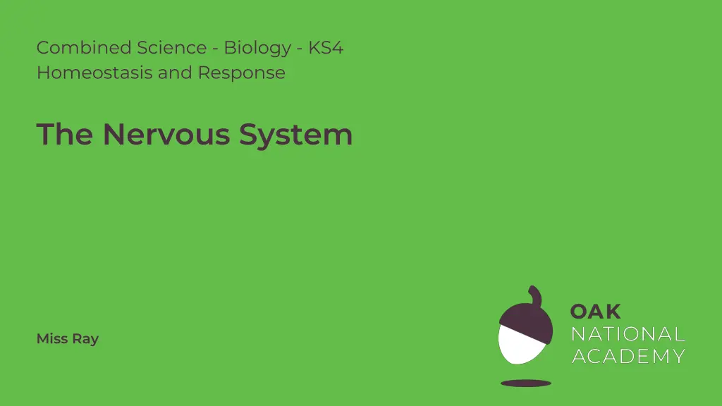 combined science biology ks4 homeostasis